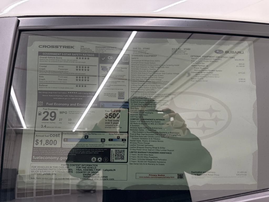 New 2025 Subaru Crosstrek 2.5i Limited image 27