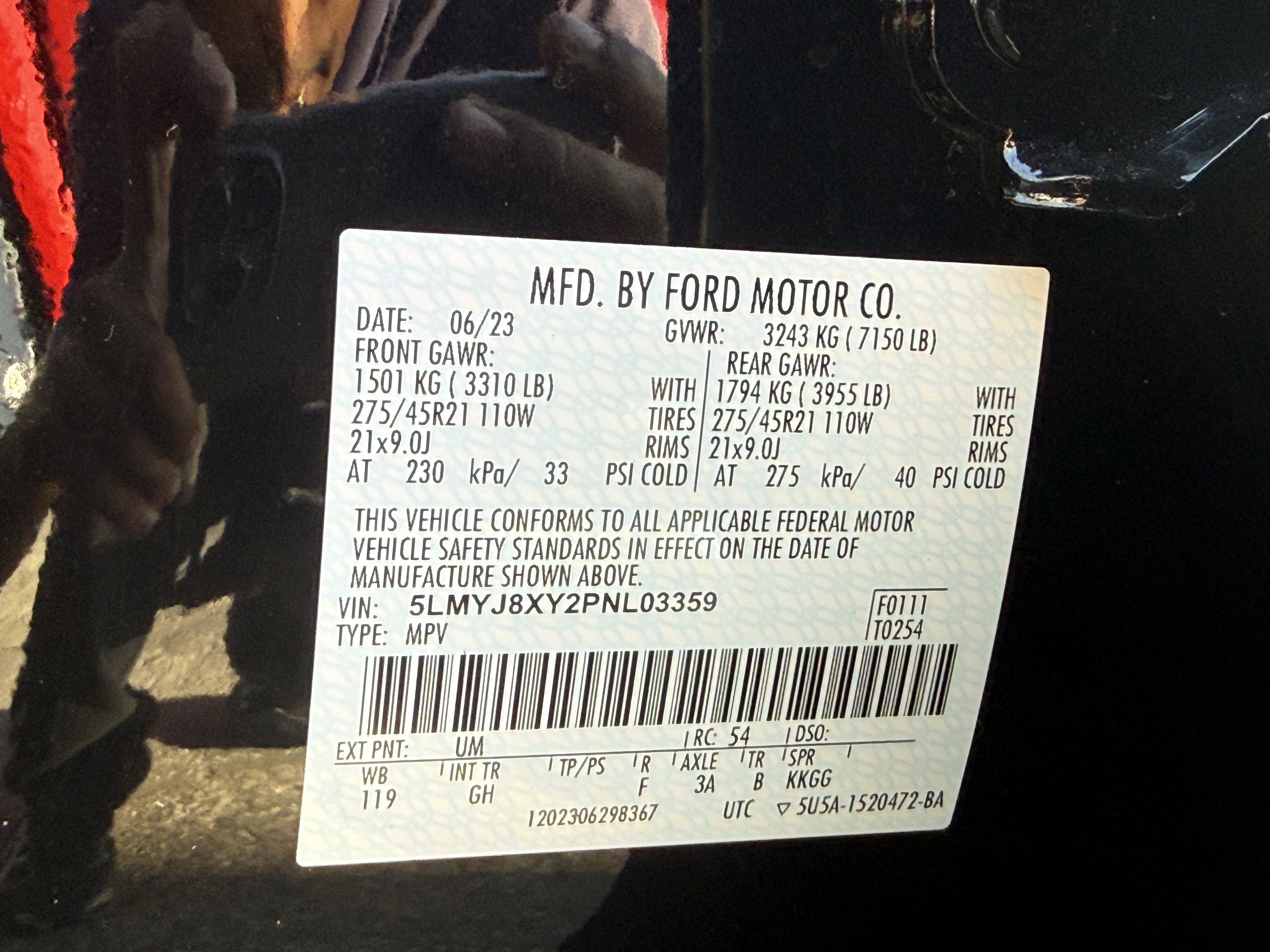 Used 2023 Lincoln Aviator Grand Touring w/ Elements Package Plus image 32