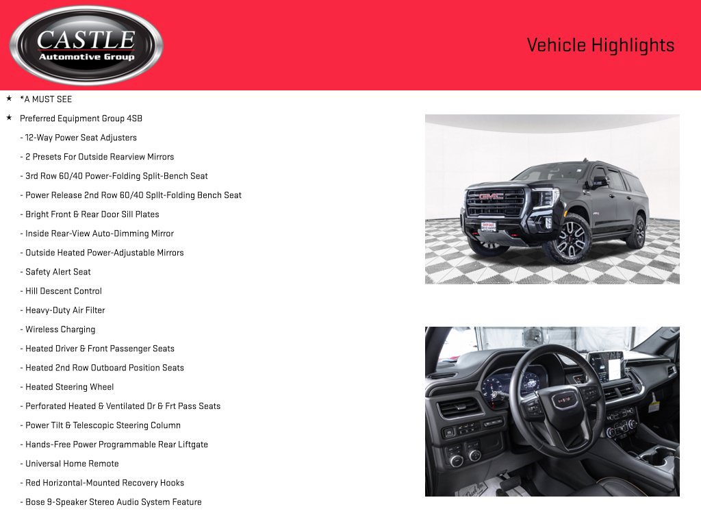 Used 2024 GMC Yukon XL AT4 w/ AT4 Premium Package AWD/4WD image 3