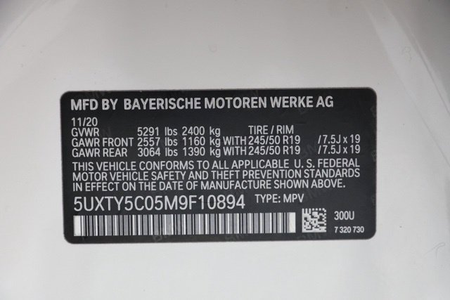 Used 2021 BMW X3 xDrive30i w/ Convenience Package AWD/4WD image 37