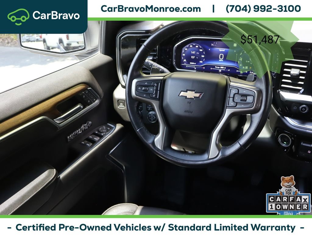 Certified 2023 Chevrolet Silverado 1500 High Country w/ Z71 Off-Road Package AWD/4WD image 23