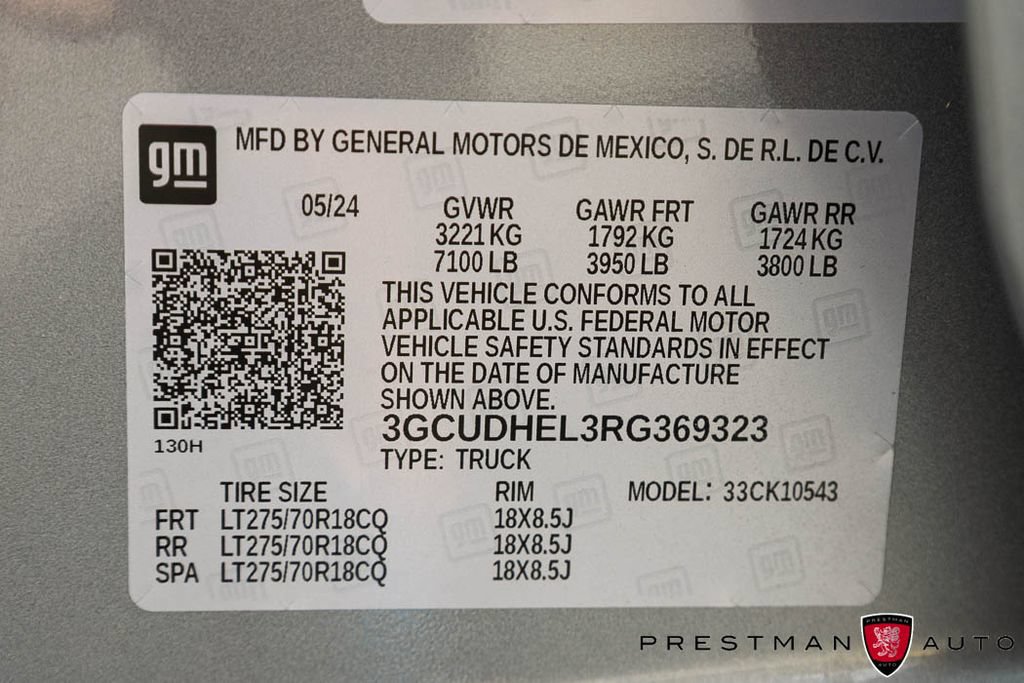Used 2024 Chevrolet Silverado 1500 ZR2 w/ Technology Package AWD/4WD image 46
