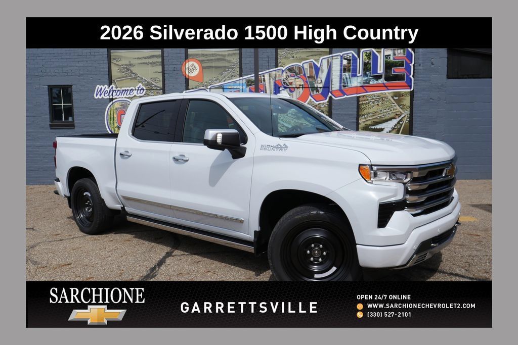New 2026 Chevrolet Silverado 1500 High Country AWD/4WD image 1