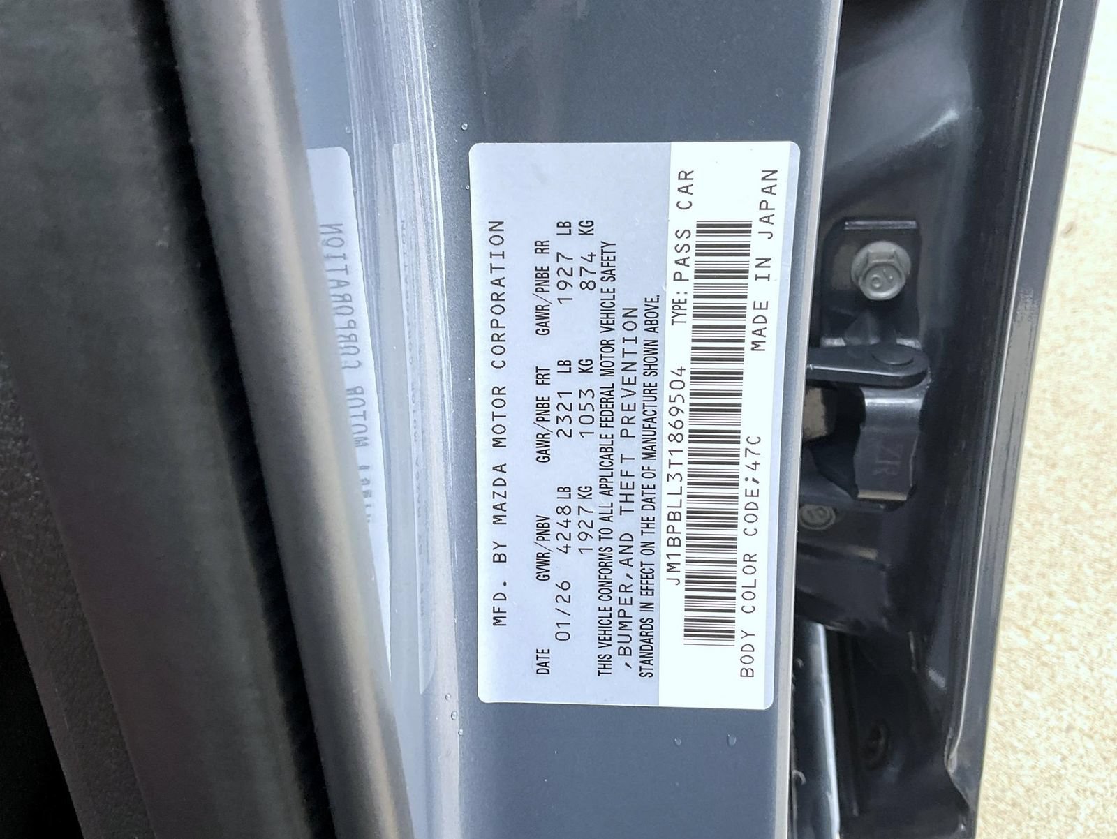 Certified 2026 MAZDA MAZDA3 Carbon AWD/4WD image 25