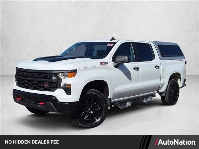 Used 2022 Chevrolet Silverado 1500 Custom Trail Boss w/ LPO, Dark Essentials Package AWD/4WD image 1