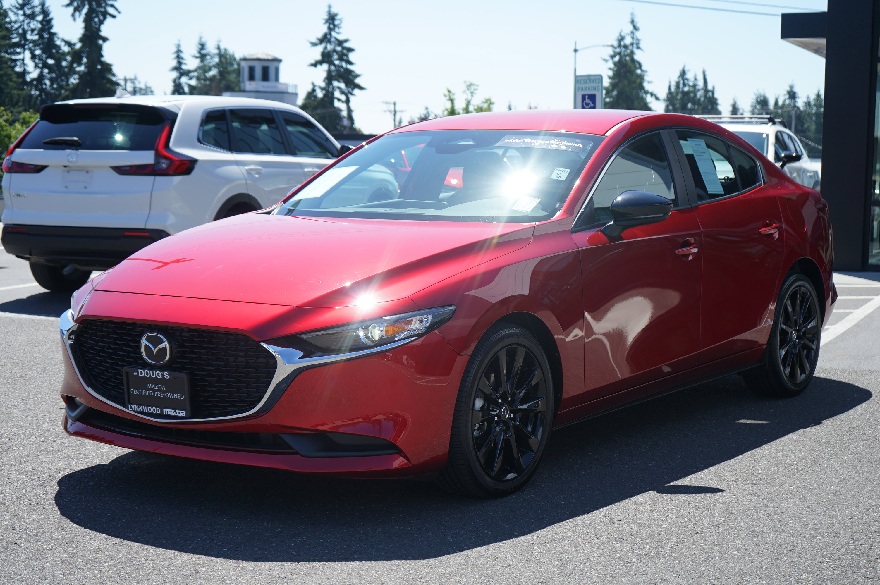 Certified 2025 MAZDA MAZDA3 s FWD image 8