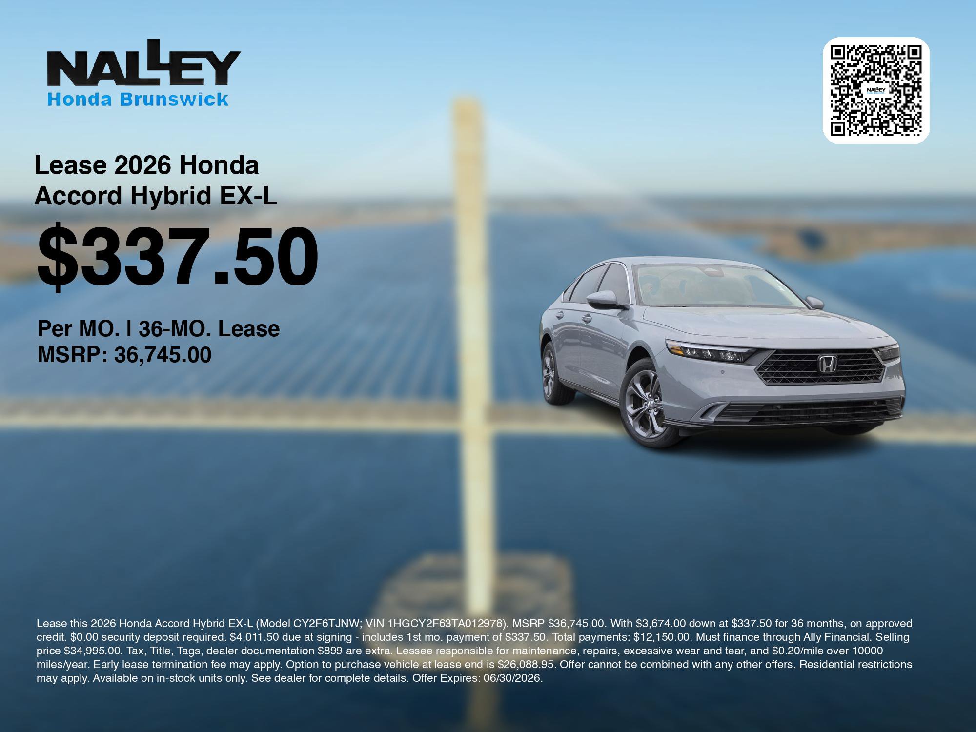 New 2026 Honda Accord EX-L image 3