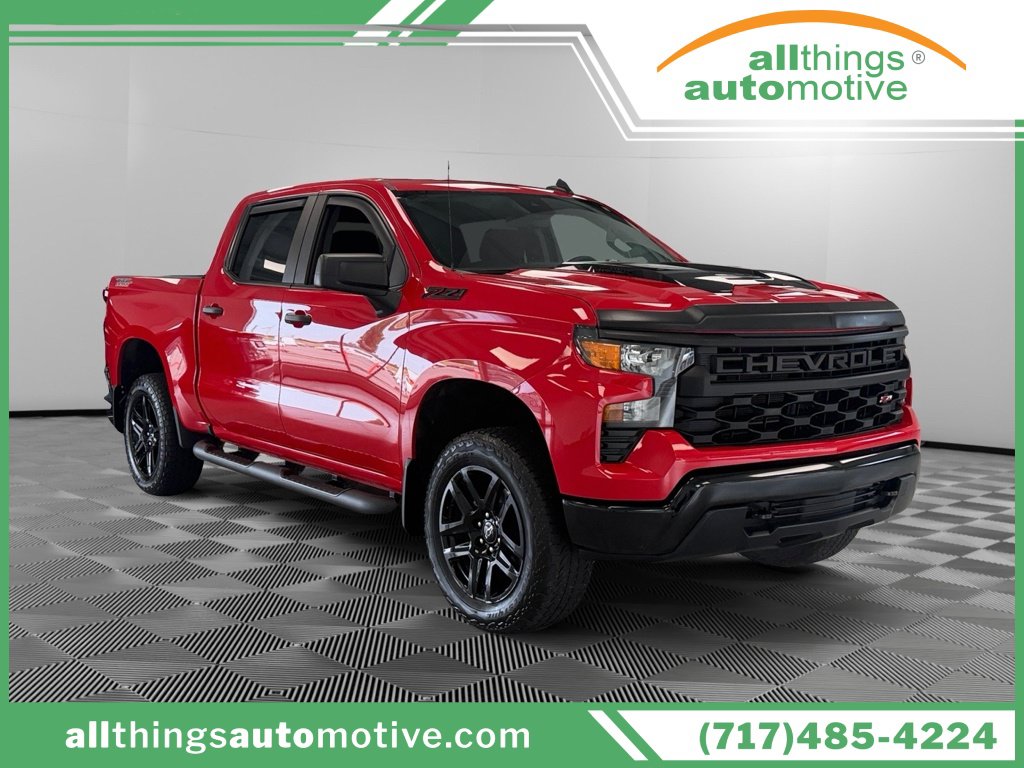 Used 2025 Chevrolet Silverado 1500 Custom Trail Boss w/ Turbomax Blackout Package