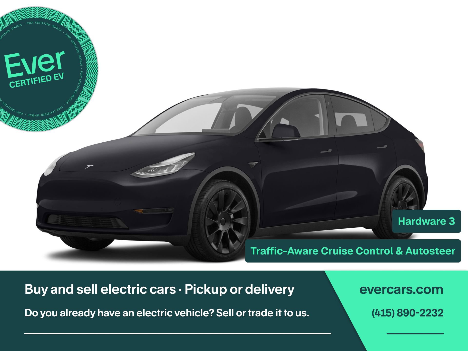 Used 2021 Tesla Model Y Long Range AWD/4WD image 1