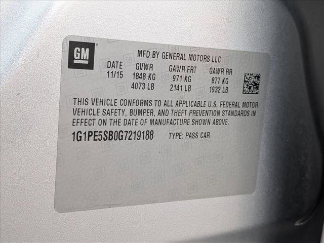 Used 2016 Chevrolet Cruze LT w/ Enhanced Safety Package image 25