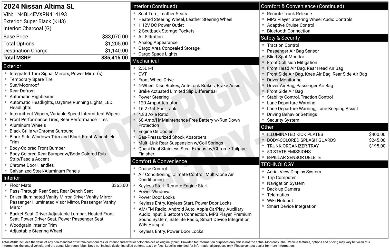 Used 2024 Nissan Altima 2.5 SL image 30