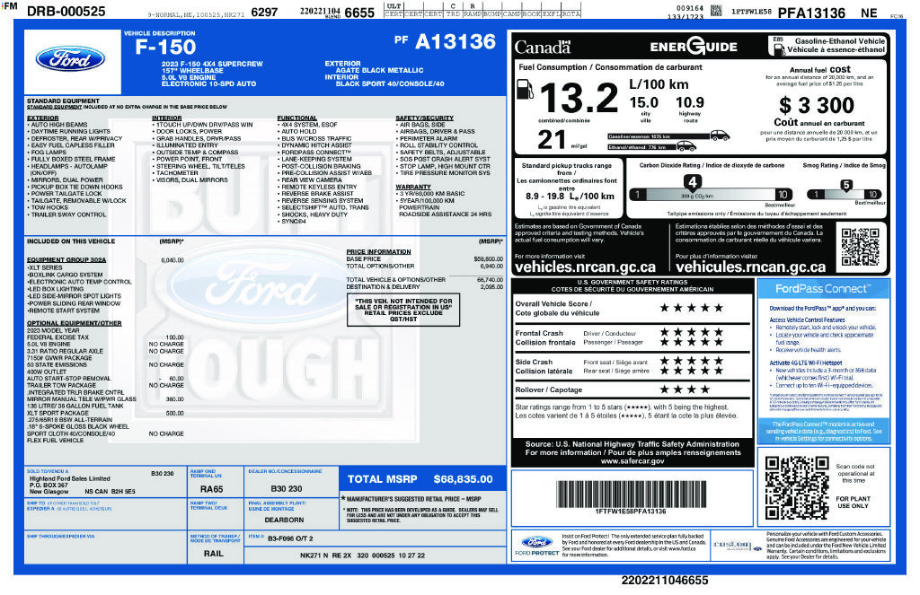 Used 2023 Ford F150 XLT w/ Equipment Group 302A High AWD/4WD image 44