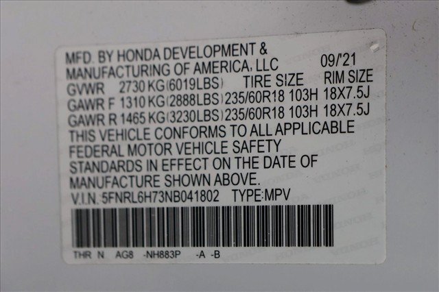 Used 2022 Honda Odyssey EX-L image 16