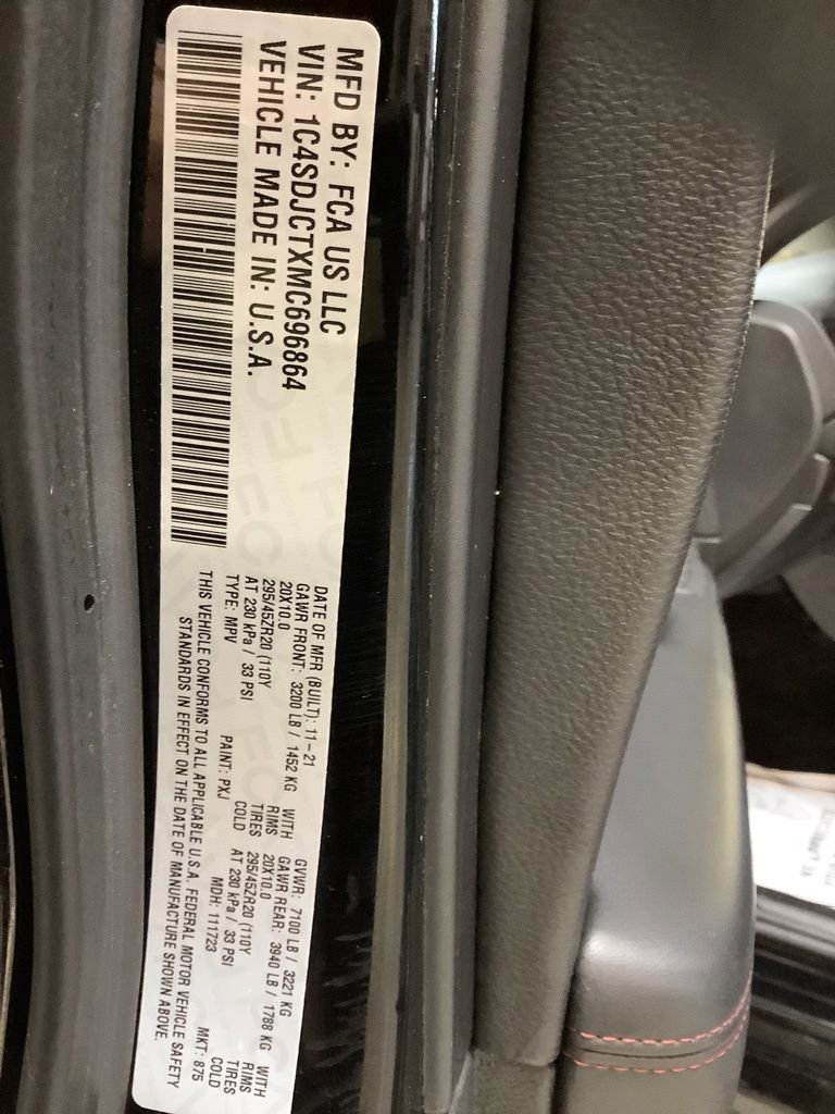 Used 2021 Dodge Durango R/T w/ Tow 'N Go Package AWD/4WD image 23