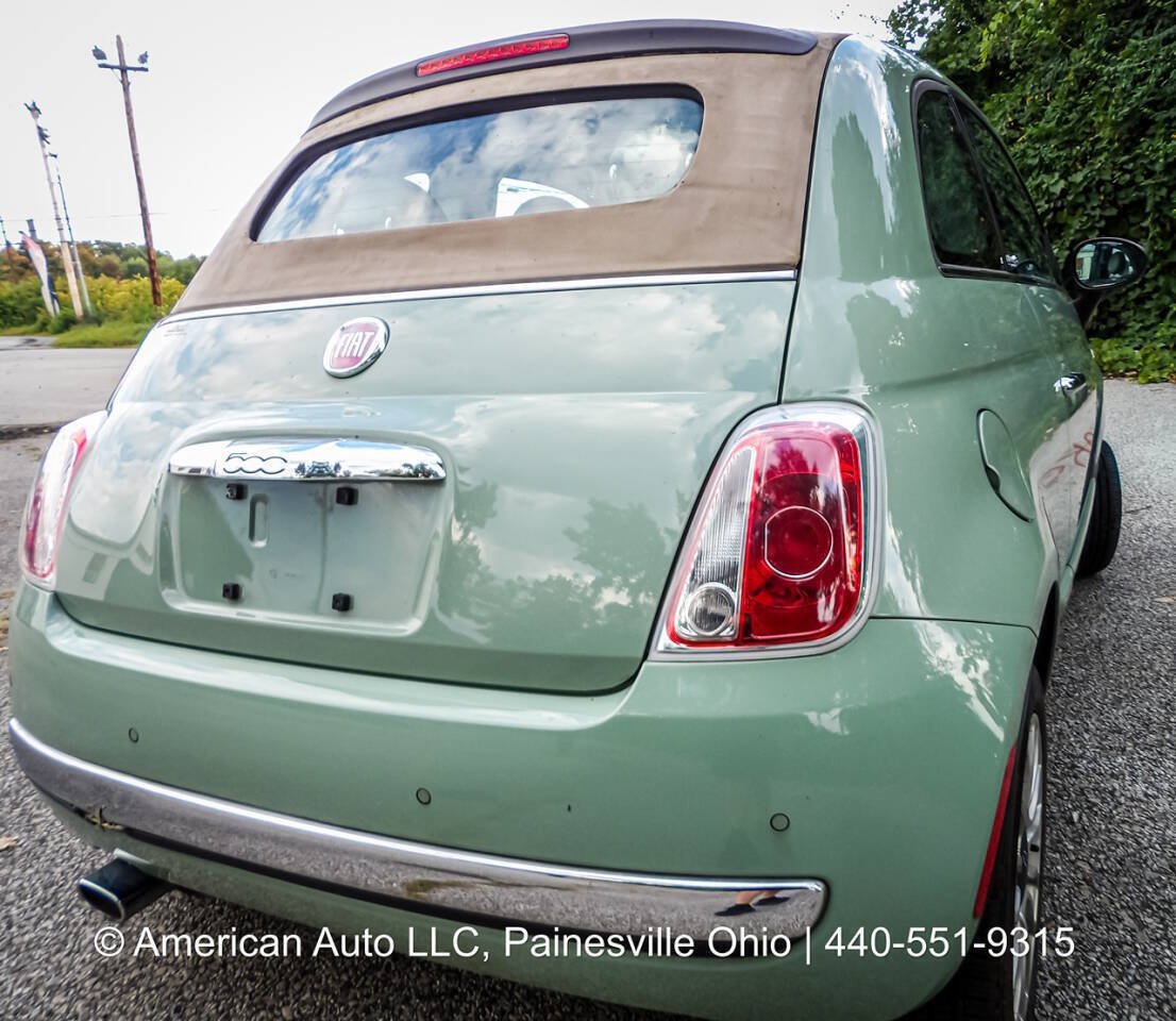 Used 2013 FIAT 500 Lounge w/ Luxury Leather Pkg FWD image 8