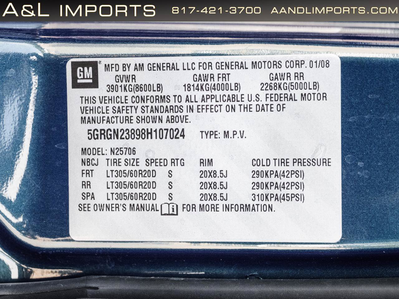 Used 2008 HUMMER H2 AWD/4WD image 66