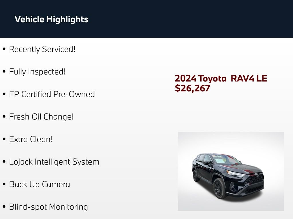 Used 2024 Toyota RAV4 LE image 2