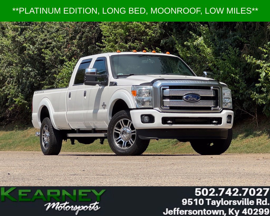 Used 2015 Ford F350 Platinum w/ Snow Plow Prep Package AWD/4WD image 1