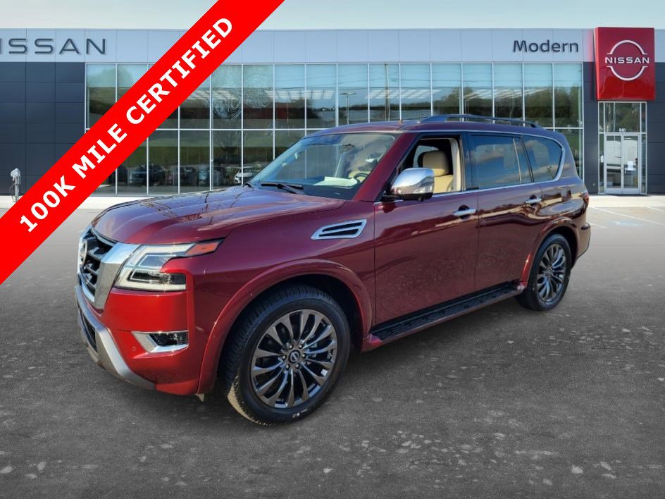 Certified 2024 Nissan Armada Platinum w/ Captain's Chairs Package image 1