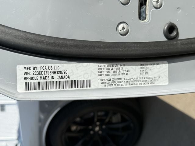 Used 2022 Dodge Challenger R/T Scat Pack w/ Dynamics Package RWD image 30