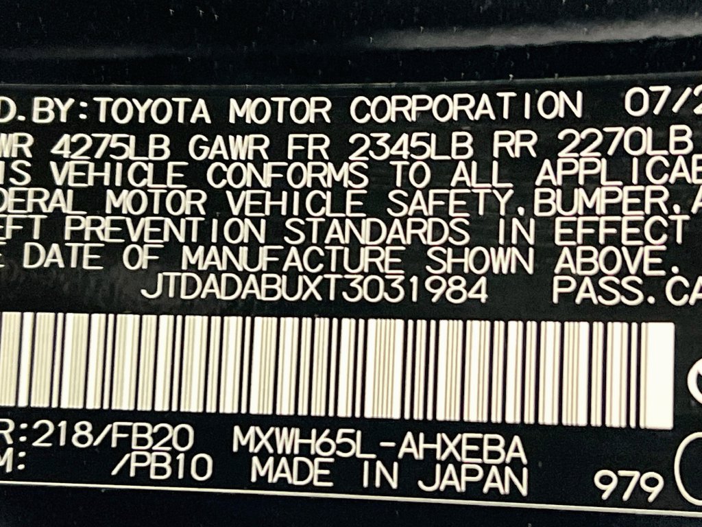 Certified 2026 Toyota Prius LE AWD/4WD image 27