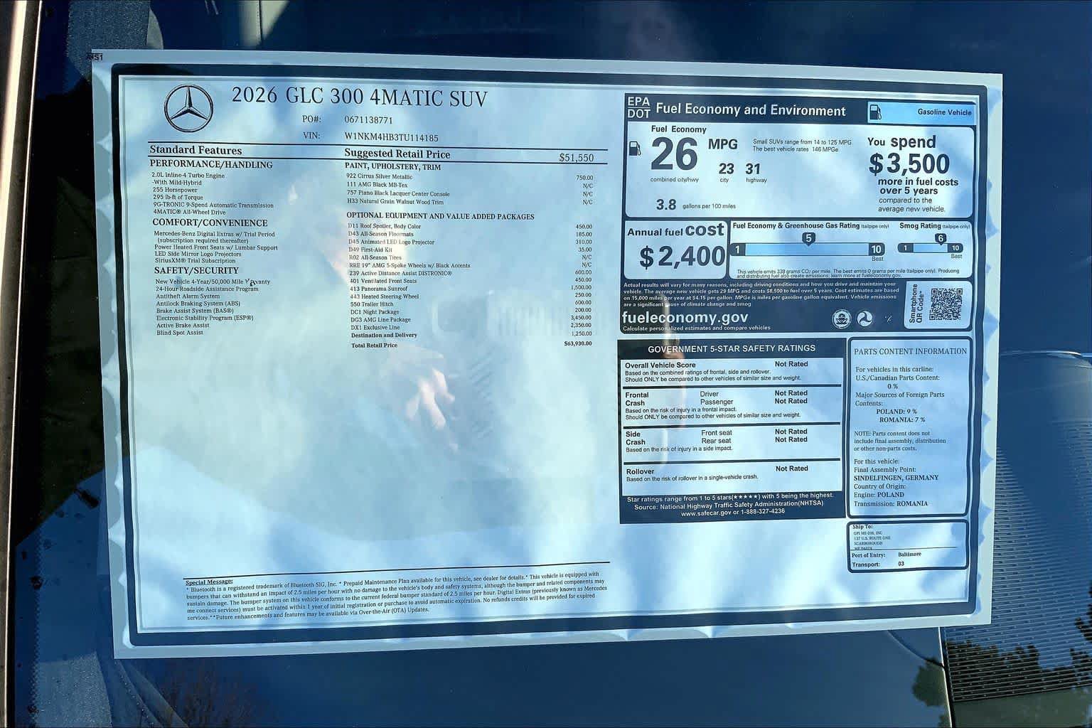 Certified 2026 Mercedes-Benz GLC 300 4MATIC image 26