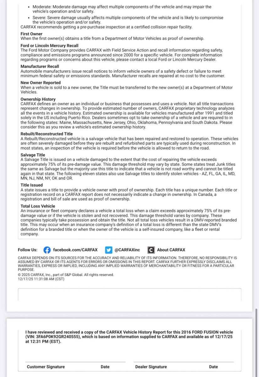 Used 2016 Ford Fusion Titanium image 67