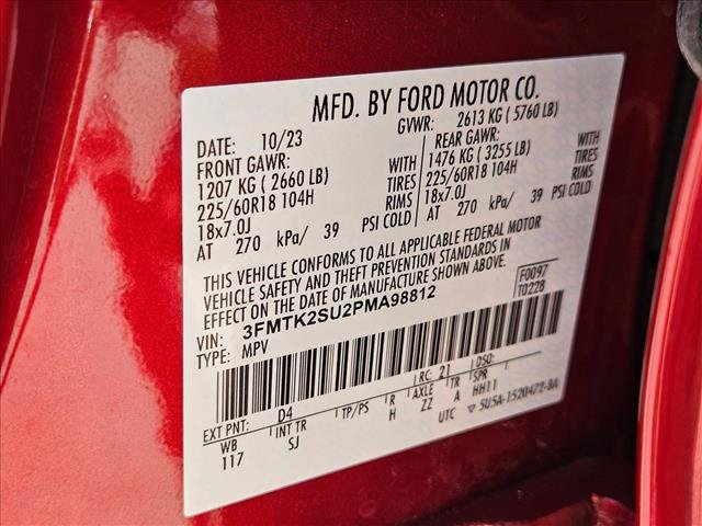 Certified 2023 Ford Mustang Mach-E California Route 1 AWD/4WD image 26