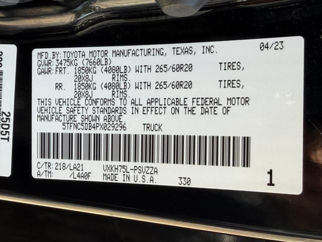 Used 2023 Toyota Tundra Platinum AWD/4WD image 28
