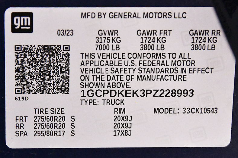 Used 2023 Chevrolet Silverado 1500 LT AWD/4WD image 16