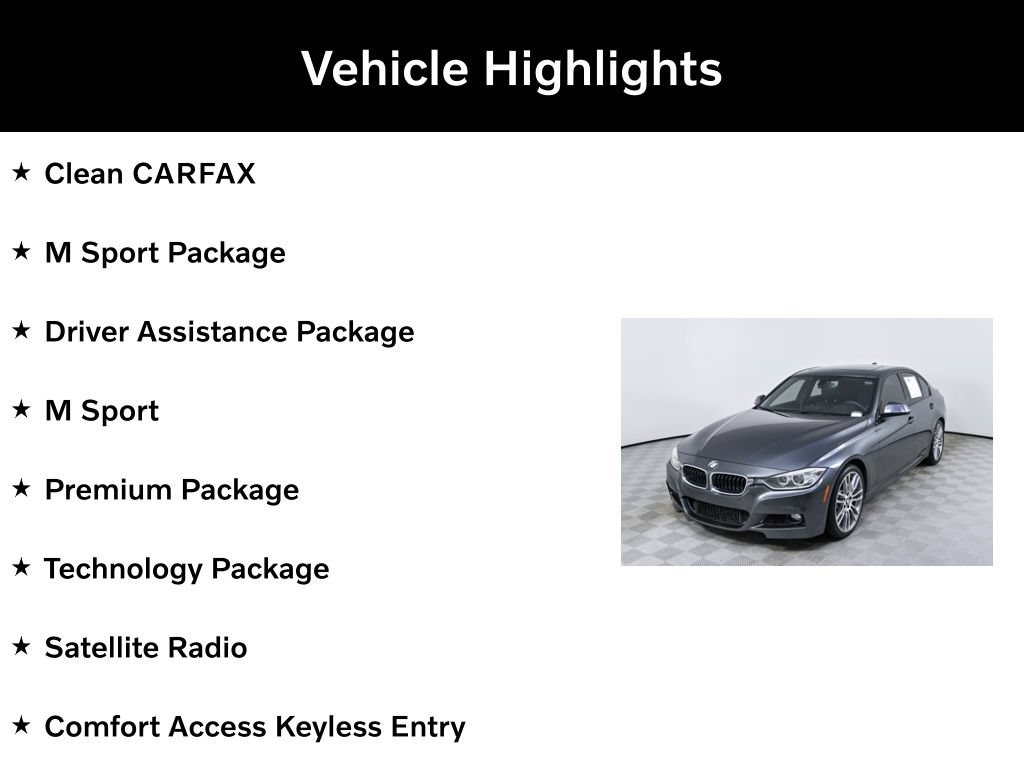 Used 2015 BMW 335i Sedan RWD image 2
