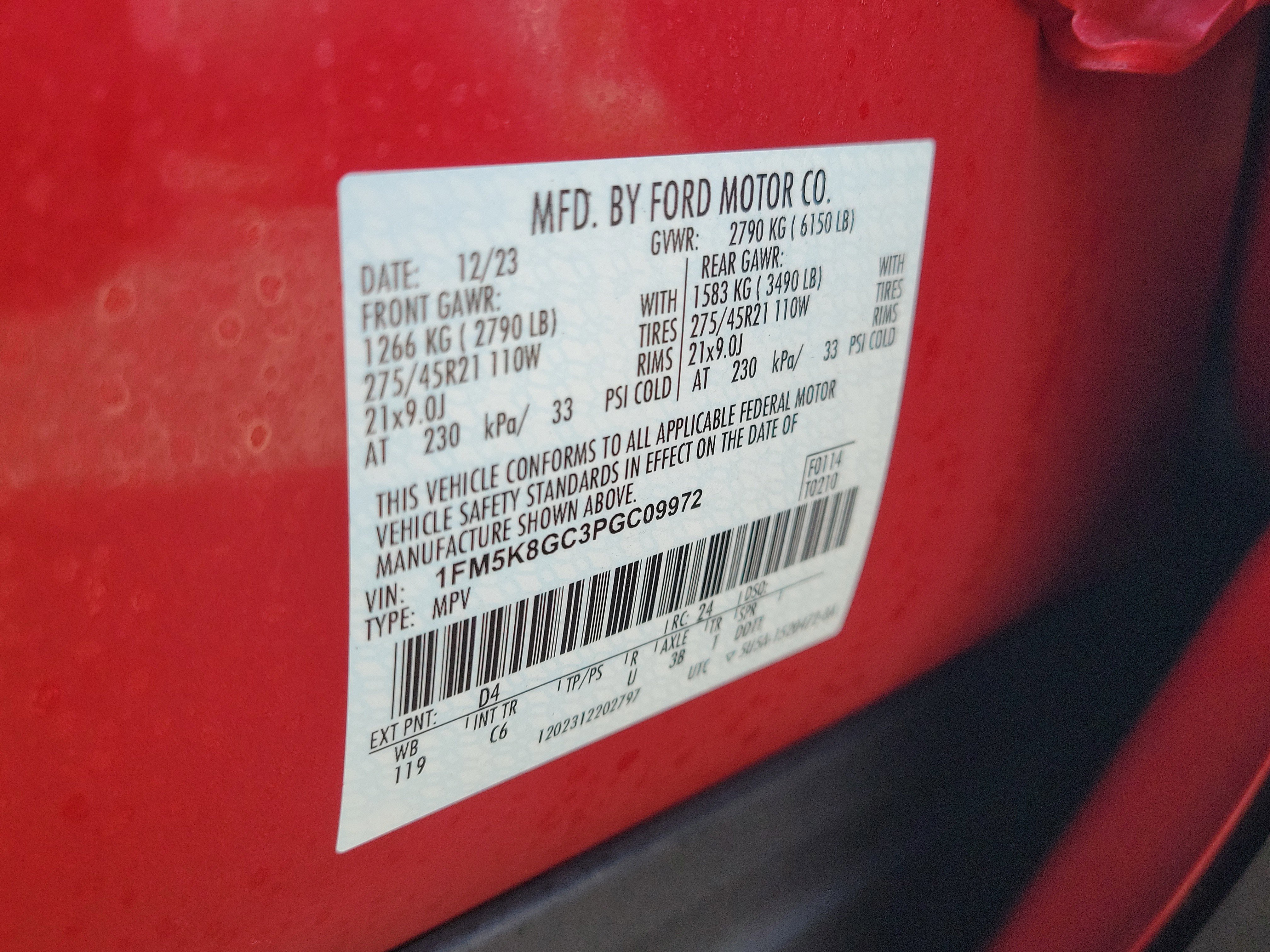 Used 2023 Ford Explorer ST w/ Equipment Group 401A image 39