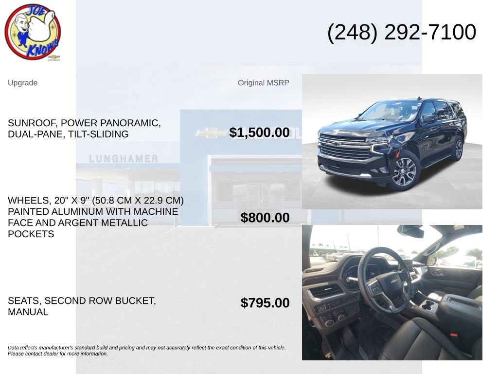 Certified 2023 Chevrolet Tahoe LT AWD/4WD image 5