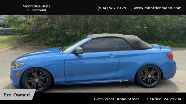 Used 2017 BMW M240i Convertible w/ Driving Assistance Package RWD image 7