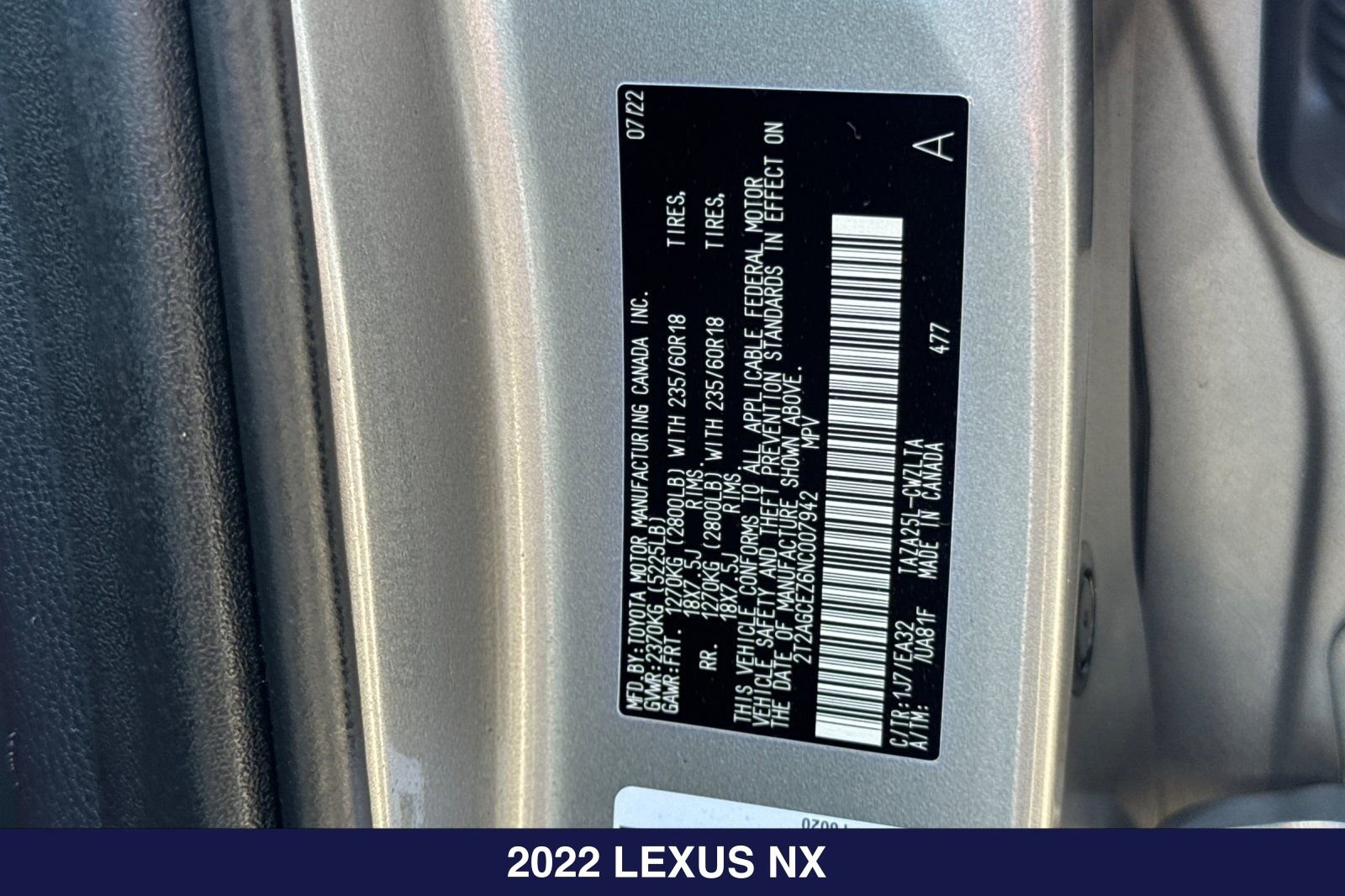 Used 2022 Lexus NX 350 AWD w/ Accessory Package 2 image 30