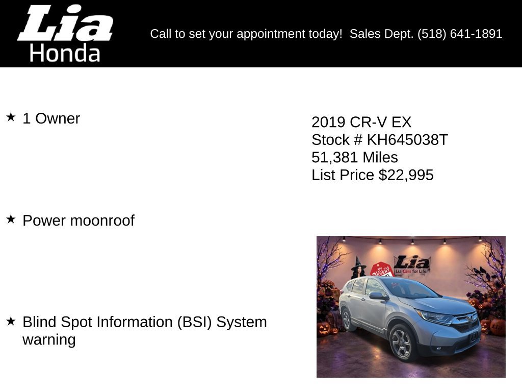 Used 2019 Honda CR-V EX image 6