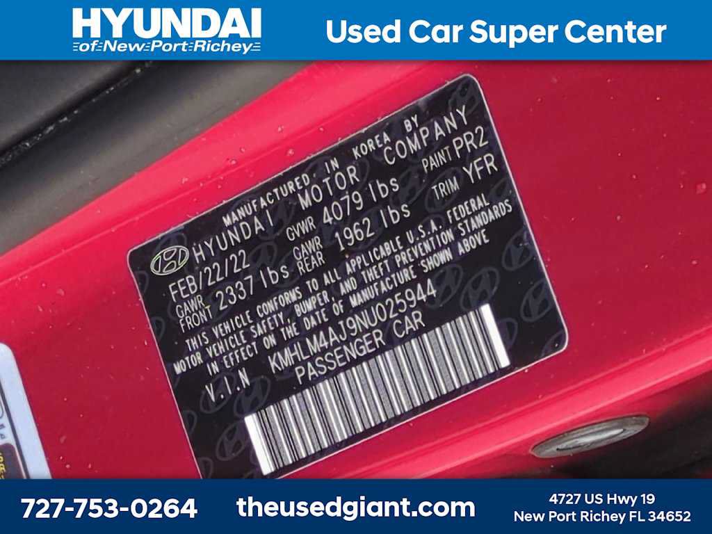 Used 2022 Hyundai Elantra Blue w/ Cargo Package FWD image 30