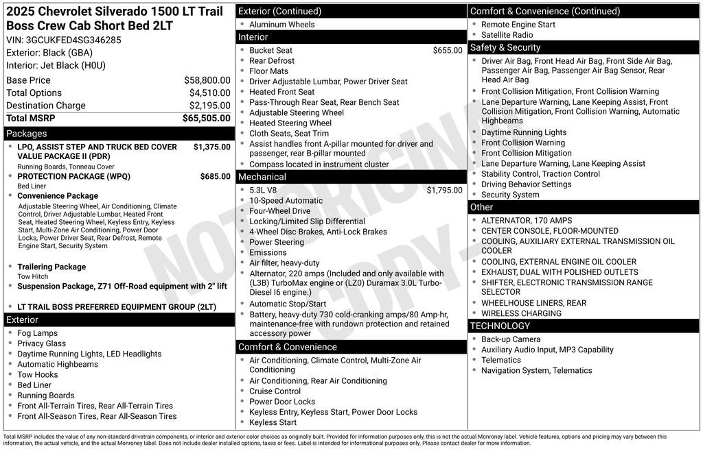 Used 2025 Chevrolet Silverado 1500 LT Trail Boss AWD/4WD image 27