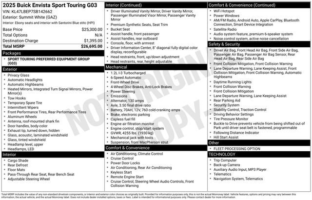 Used 2025 Buick Envista Sport Touring image 41