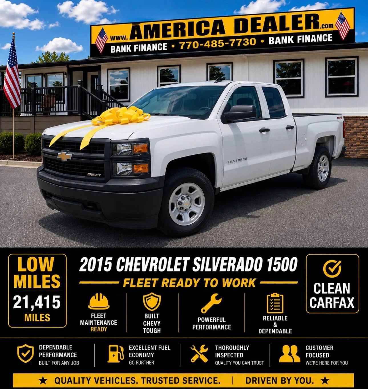 Used 2015 Chevrolet Silverado 1500 W/T RWD image 22