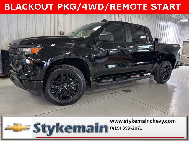 New 2026 Chevrolet Silverado 1500 Custom w/ Turbomax Blackout Package image 1