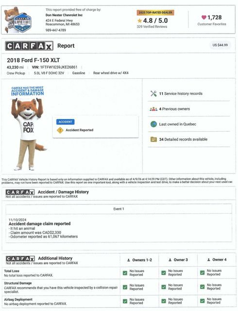 Used 2018 Ford F150 XLT w/ Equipment Group 302A Luxury image 5