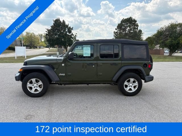 Used 2021 Jeep Wrangler Unlimited Sport AWD/4WD video 3
