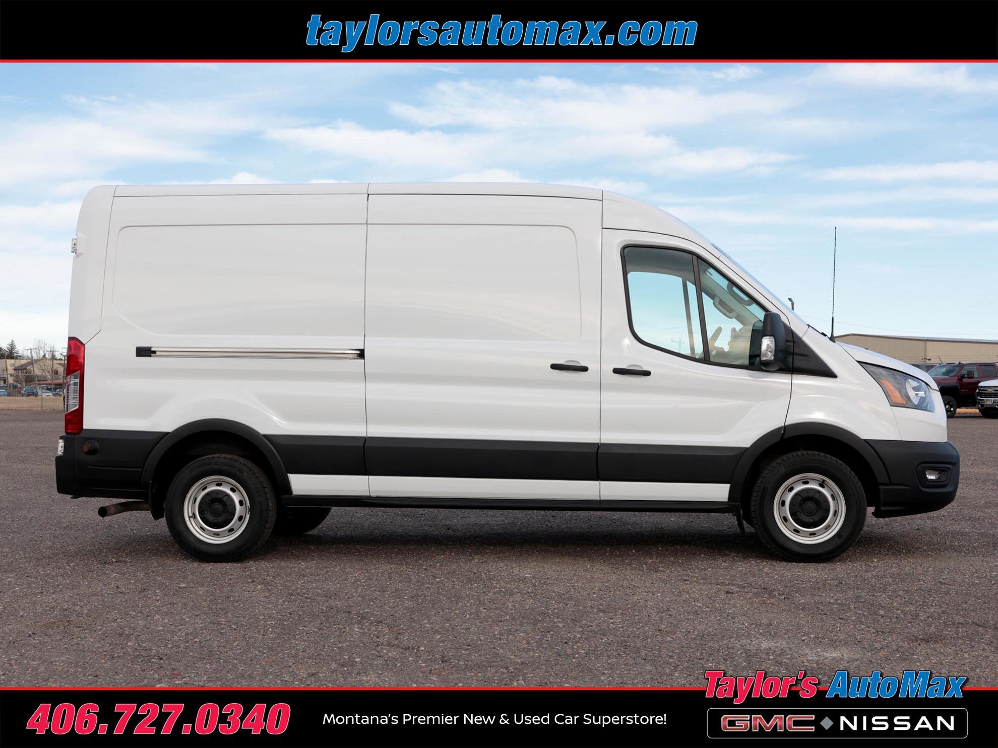 Used 2023 Ford Transit 350 Medium Roof w/ Fleet Safety Package RWD image 3