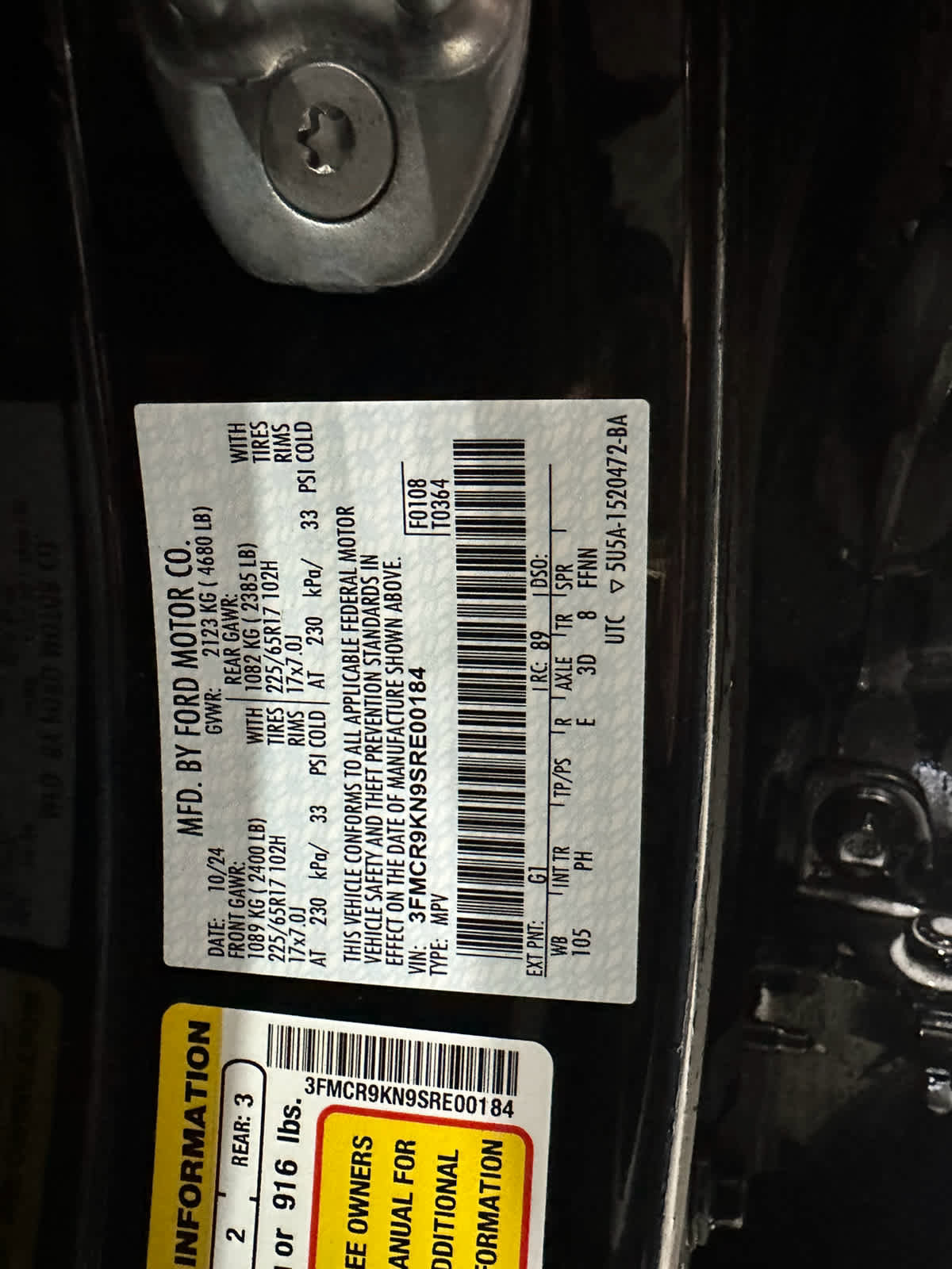 Used 2025 Ford Bronco Sport Free Wheeling w/ Convenience Package image 14