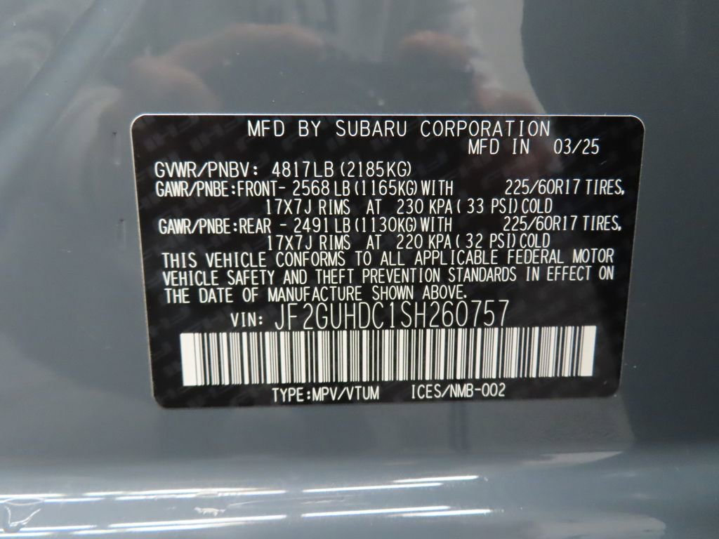 Used 2025 Subaru Crosstrek 2.0i Premium AWD/4WD image 49