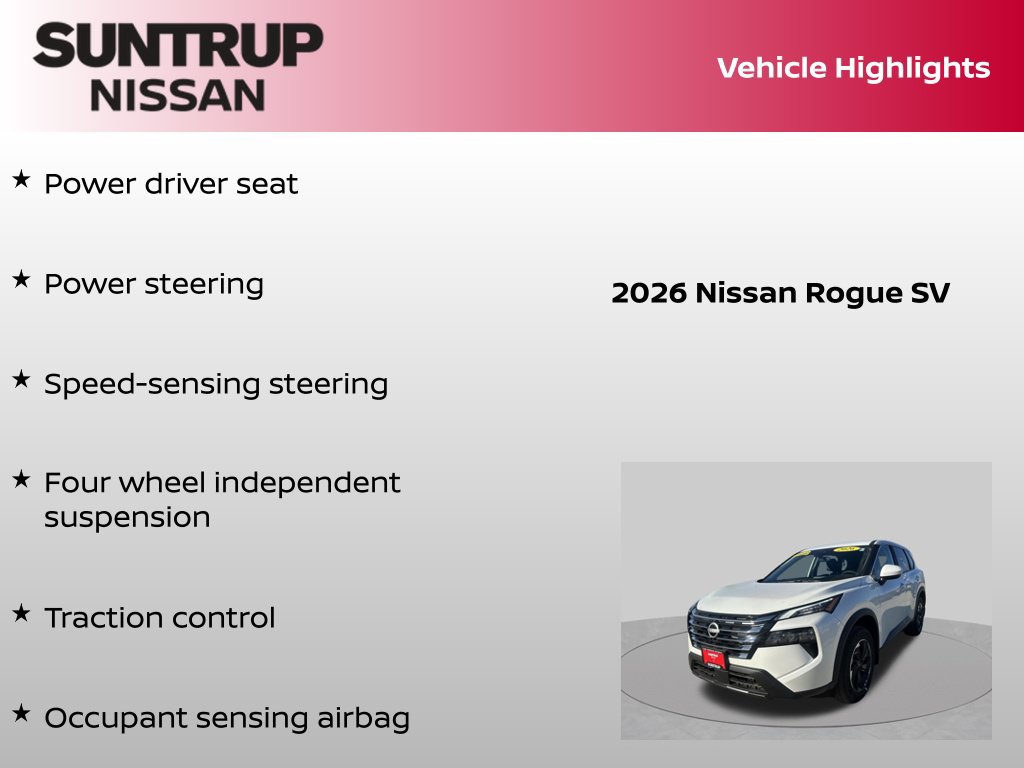 Certified 2026 Nissan Rogue SV AWD/4WD image 16