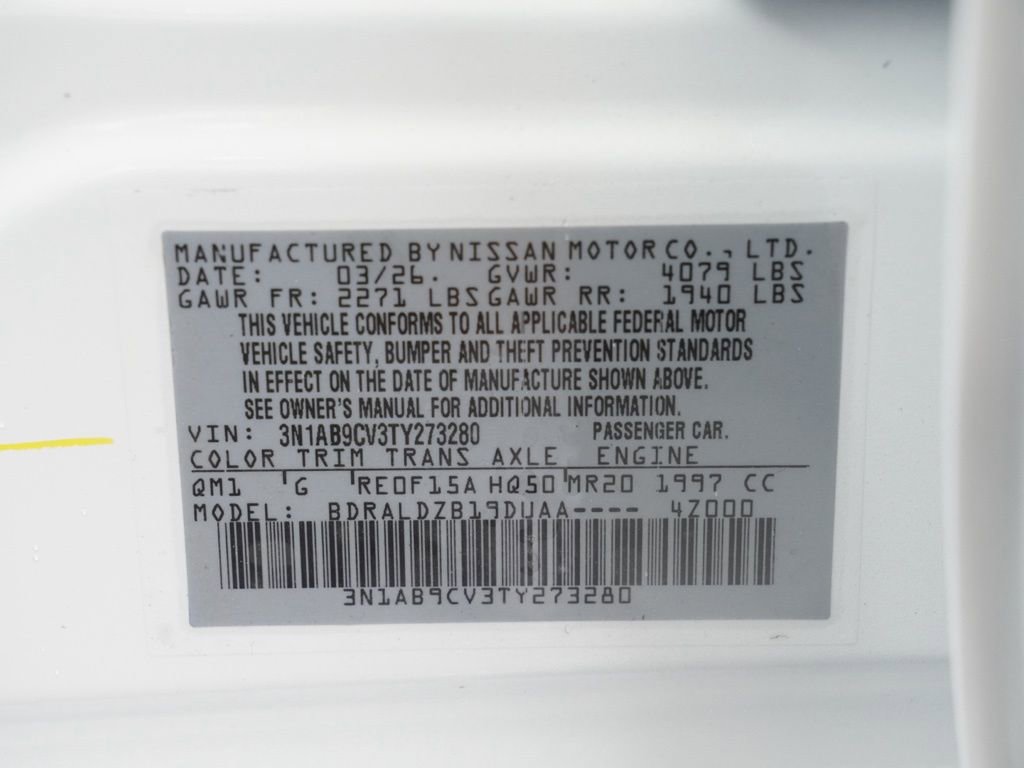 New 2026 Nissan Sentra SV FWD image 26