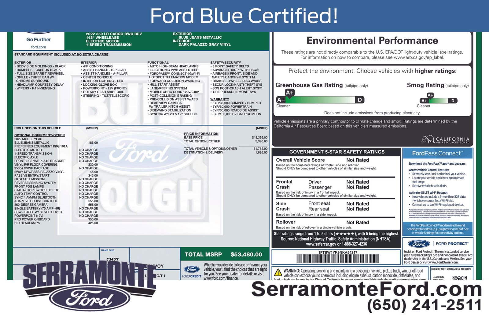 Certified 2022 Ford E-Transit Low Roof image 17
