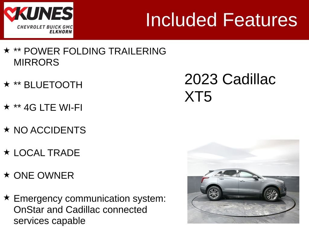 Used 2023 Cadillac XT5 Premium Luxury image 3